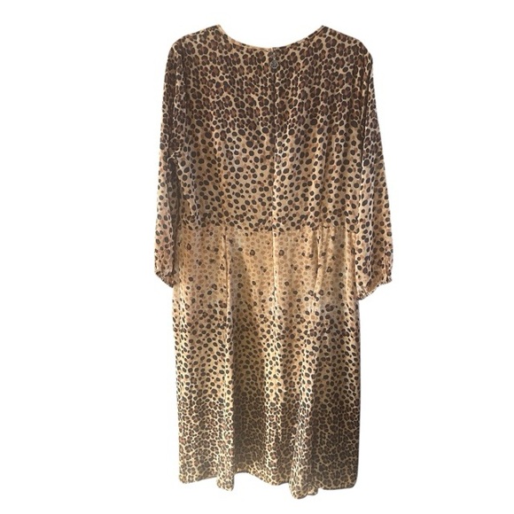 Tommy Hilfiger Animal Print Long Sleeve Dress - Picture 2 of 5